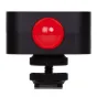 Skaarhoj Tally Light kompaktiškas transliacijos žymuo su šviečiančiu dvigubu LED statuso žibintu, kameroms skirtas karšto batų montavimo adapteris, profesionalus tiesioginio transliavimo signalų įrenginys