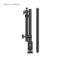 SmallRig Desktop Support Kit 4938B modulinis stovas su 360 laipsnių galvos galu kameroms, šviestuvams ir mikrofonams – kompaktiškas aliuminio lydinio dizainas su aukščio reguliavimo rankenėle ir nuimamu prailginimo strypu
