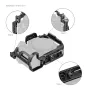 SmallRig kameros kėdės Nikon Z50II 4980B montavimo žingsniai su detalėmis apie apačios plokštę, šoninį tvirtinimą ir viršutinį šaltojo batų tvirtinimą
