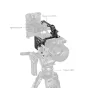 SmallRig modulinis kameros karkasas Blackmagic PYXIS 6K/12K su Magic Arm 3875 prijungimu, demonstruojantis modulinius dizainą ir SSD suderinamumą ant stativo