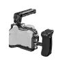 SmallRig aliuminio kameros rėmelis su viršutine ir šonine rankena bei HDMI kabelio užtvirtinimu Sony Alpha 7R V/7 IV/7S III modeliams profesionaliam filmavimui