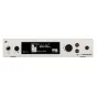 Sennheiser EM 300-500 G4 bevilnio mikrofonų priimtuvas priekis su aktyviu dažnio rodmeniu 548.100 MHz ir intuityvia valdymo sritimi profesionalioms audio programoms