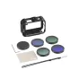 SmallRig kameros saugyklių komplektas DJI Osmo Action 6 su pilnu ND filtrų rinkiniu (ND8, ND16, ND32 ir CPL), aliuminio dėžutė su šaltu tvirtinimu ir magnetiniais greito atlaisvinimo taškais