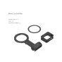 SmallRig MagSafe magnetinė DJI Osmo Pocket 4/3 kameros montavimo sistema: aliumininė tvara, sulankstomas MagSafe laikiklis ir lipnus magnetinis žiedas