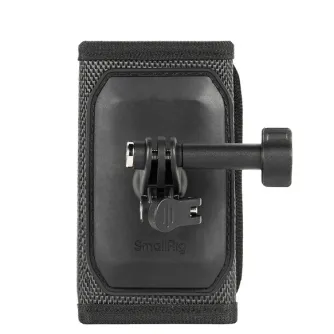 SmallRig kuprinės diržo tvirtinimas DJI Osmo Pocket 4/3 su trispalviu tvirtinimu, užsukamu varžtu ir dviem priedų tvirtinimo vietomis – patikima be rankų kamera lauko vlogams ir kelionėms
