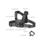 SmallRig krūtinės montūra DJI Osmo Pocket 4/3 su greitu paleidimo magnetine sistema, šaltakojinėmis priedų montavimo vietomis ir reguliuojamu diržu stabiliam rankų neprieinančiam POV filmavimui
