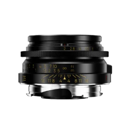 DZO Ksana 35mm f/2 ASPH. Full-frame Photo Lens (Leica M, Black Paint)