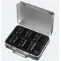 Thypoch Simera-C pilno kadro kino objektyvų komplektas su 6 objektyvais (16mm, 21mm, 28mm, 35mm, 50mm, 75mm) Sony E mount kameroms, metalinėje dėžutėje, atidarytas su priedais