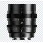 Thypoch Simera-C 16mm T1.9 pilnakadrė cine objektyvas Sony E-mount su juodu matinio paviršiaus apdaila, diafragmos žymėmis nuo T1.9 iki T16, fokusavimo atstumo skale ir išskirtiniu pavarų mechanizmu fokusavimui reguliuoti.