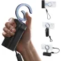 Ulanzi MG13 MagLock Power Grip su atvira magnetine spaustuve, ergonomiškas silikono dizainas ir rankena saugiam laikymui fotografuojant su telefonu ir kuriant turinį