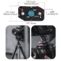 Falcam F22 & F38 greito paleidimo anti-deformacinė plokštė su žymimais F22 ir F38 montavimo taškais, ARRI orientacijos štiftu ir 1/4 colio varžto skylute stabiliam kameros tvirtinimui