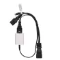 FALCAM Move LightGo AC galios adapteris su USB-C male jungtimi, AC male kištuku ir AC female lizdu profesionaliam apšvietim