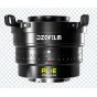 DZO Optics Marlin 1.4x PL-E objektyvo plėtikas PL-mount objektivams Sony E-mount kameroms, juoda metalinė konstrukcija su raižytu sukimosi žiedu