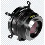 DZOFILM Marlin 1.4x Expander (PL-L) didintuvas su 1.4x didinimu, juodo metalo korpusas, priekinis objektyvo elementas su raudonu filtru ir grublėta rankena.