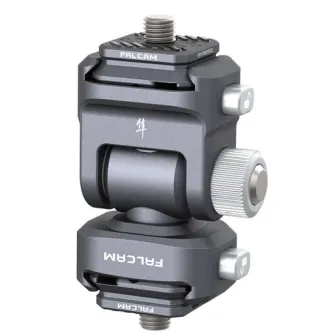 Falcam F22 greitas išlaisvinimo dvigubos pan galvos su 360° sukimu ir -60° iki 90° pasvirimu, juodo aliuminio dizainu, su dviem greitos išlaisvinimo plokštelėmis kameros priedams Falcam F22 greitas išlaisvinimo dvigubos pan galvos su 360° sukimu ir -60° iki 90° pasvirimu, juodo aliuminio dizainu, su dviem greitos išlaisvinimo plokštelėmis kameros priedams