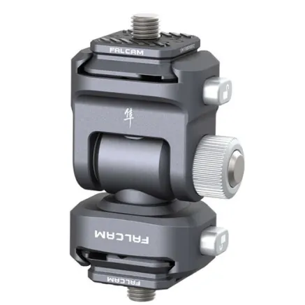 FALCAM F22 Quick Release Dual Pan Head Kit(Black)