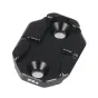 FALCAM F22 DJI Ronin stabilizatoriaus šoninė plokštė - juoda aliumininė greito atlaisvinimo plokštė su M4 varžtų skylėmis greitam priedų tvirtinimui