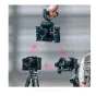 Falcam F22 F38 F50 greito atleidimo kameros narvas Sony a7C II su nuimta moduline šonine plokšte, demonstruojančia ARRI tipo montavimo srieginius taškus ir patikimą dviejų taškų kameros tvirtinimą ant trikojų