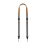 Falcam Maglink Quick Magnetic Buckle Shoulder Strap Lite V2 pilkos spalvos fotoaparato juosta su greitu magnetiniu užsegimu ir reguliuojamu ilgiu, tinkama nešioti per petį ar krūtinę