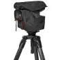 Manfrotto Pro Light CRC-13 kameros dangalas su skaidriais TPU panelemis patogiam valdymo elementų pasiekiamumui, montuojamas ant statyvo galvos apsaugai nuo oro sąlygų.