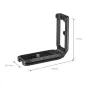 SmallRig L-kabliukas Sony Alpha 7R IV ir A9 II su apsukimo stabdymo dizainu, Arca suderinamu pagrindu ir 1/4"-20 varžto tvirtinimu