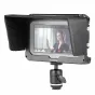 SmallRig 5 colių monitoriaus rėmelis su saulės skydeliu prie Blackmagic Video Assist 1981, su HDMI užtvankos ir galvos kablio montavimu profesionaliam vaizdo stebėjimui