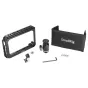 SmallRig 5 colių monitoriaus rėmo komplektas su saulės skydeliu, HDMI užspaudimu ir monitoriaus laikikliu prie Blackmagic Video Assist 1981