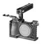 SmallRig Advanced Cage Kit Sony A6500 su NATO rankena, šaltojo šuošto priedu ir Arca Swiss QR plokšte profesionaliam vaizdo filmavimui ir fotografijai
