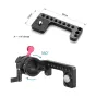 SmallRig EVF 1594 tvirtinimo įrenginys su NATO žingsniu ir 360 laipsnių sukimosi galimybe monitoriams arba elektroniniams regėjimo įrenginiams iki 1,5 kg, su gumine amortizacija ir 1/4 colio sriegiu