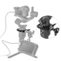 SmallRig tvirtinimo užtvanka DJI Ronin-SC stabilizatoriui su greitu paleidimu užrakto mechanizmu, gumine padu ir 1/4"-20 bei Arri 3/8" sriegiais priedams, tokiems kaip monitoriai ir mikrofonai – tvirtinama ant stabilizatoriaus s