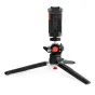 SmallRig Selection DT-02 3256 kompakti stalo stovelis su rutulio galva ir telefono laikikliu, juodos spalvos, lengvos aliuminio konstrukcijos