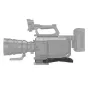 SmallRig Sony FX9 kameros ergonomiškas peties padėklas su keliais siūlais, šoninis vaizdas, rodantis lengvą aliuminio ir EVA konstrukciją