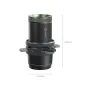 SmallRig SP Air Spotlight šviesos priedas su fokuso žiedu ir keturių lapų šviesos formavimo mechanizmu, 50 mm skersmens anodizuoto aliuminio korpusas, detalus šono vaizdas