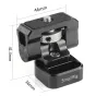 SmallRig BSE2294 aliuminio monitoriaus laikiklis su 360° sukimosi ir 150° pasvirimo funkcijomis 5” ir 7” ekranams iki 1.2 kg, su guminiu viršutiniu padu ir šešiakampio varžto užtvirtinimo sistema
