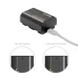 SmallRig USB-C baterija Sony NP-FZ100 kamerai su 2600 mAh talpa, greitam USB-C įkrovimui ir įkrovimo bei pilnai įkrautos būsenos indikatorių šviesomis.