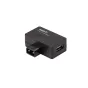 SWIT S-7111 D-tap į USB adapteris su D-tap įvestimi ir USB išvestimi, skirtas USB įrenginių įkrovimui ir D-tap funkcijos išsaugojimui.