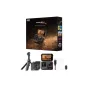 Insta360 Ace Pro 2 Creator Bundle 2.0 pilnas komplekto su kamera, Mini 2-in-1 Tripod 2.0 nuotolinio valdymo pultu, trim baterijomis, greito įkrovimo centru ir priedais, išdėstytais prieš pakavimo dėžę.