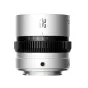 Blazar Beetle 32mm 1.33X pilno kadro pancake anamorfinis objektyvas su L prijungimu, su pastoviu T3.2 diafragma ir išskirtiniais sidabriniais flarais kinematografiniam ovaliam bokeh
