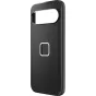Peak Design Everyday Fabric dėklas Google Pixel 10 Pro XL - galinis vaizdas su SlimLink magnetiniu tvirtinimu ir apsauginiu guminiu apvadu