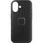 Peak Design iPhone 17 Everyday Fabric apvalkalas - plonas juodos audeklo apvalkalas su SlimLink magnetiniu jungimu, suderinamas su Peak Design Mobile ekosistema