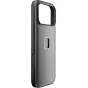 Peak Design Everyday Fabric dėklas iPhone 17 Pro Max - atgalinė pusė su apsauginiu guminiu bumperiu ir tekstūruota matinė apdaila