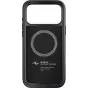 Peak Design iPhone 17 Pro Max Everyday Fabric case - plonas juodas apsaugos apvalkalas su magnetine tvirtinimo technologija SlimLink, suderinamas su MagSafe ir ultraplonu 2.4 mm profiliu