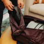 Peak Design Šuo Pouch Eclipse su atvira odine batų skiltimi, kompaktiška ir lengva kelioninė batų saugykla kuprinėms