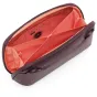 Peak Design Tech Pouch Small atidarytas vaizdo, demonstruojanti kompaktišką 12 kišenių vidinę struktūrą su elastinėmis kilpomis kabeliams ir priedams.