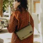 Peak Design Field Pouch V2 žaliasis kelp spalvos kompakti peršoninis krepšys su reguliuojama juosta, elegantiškai nešiojamas kaip minimalistinis kelionių aksesuaras