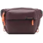 Peak Design Everyday Sling V2 3L burgundinės spalvos minimalistinė fototechnikos nešiojamoji slingas su reguliuojamu minkštu peties diržu ir UltraZip užtrauktuku