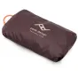 Peak Design Packable Tote maišas tamsiai bordo spalvos su zip užrakinimu ir viena oranžine rankena, ultrakompaktiška ir suspaudžiama