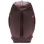 Peak Design Travel Duffelpack 65L priekis su plėstinu talpa, atspariais orui užtrauktukais ir paminkštintais rankenomis patogiam nešimui
