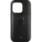 Peak Design GNAR iPhone 16 Pro apsauga - tvirtas juodos apsauginis dėklas iš ultralengvo perdirbto polikarbonato, su TPU buferiais ir apdirbtomis aliumininėmis mygtukais, užtikrinančiomis geresnį sukibimą ir patvarumą lauke