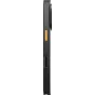 Peak Design Gnar iPhone 16 Pro apvalkalas šoninis vaizdas - tvirtas juodos polikarbonato detalės su išimamu USB-C prievadu ir apdirbtomis aliumininėmis mygtukais